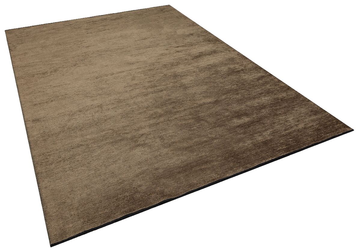 Hare Plus 8916 Koyu Vizon - Pamuk Şönil Dokuma Halı | Modern Salon Halısı